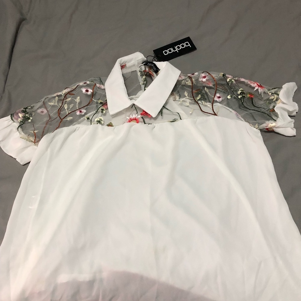 Embroidered top